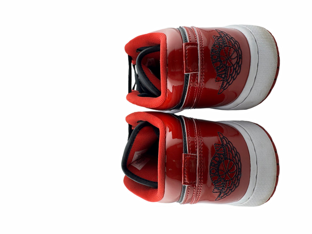 Jordan 1 Low SE Patent Varsity Red Black