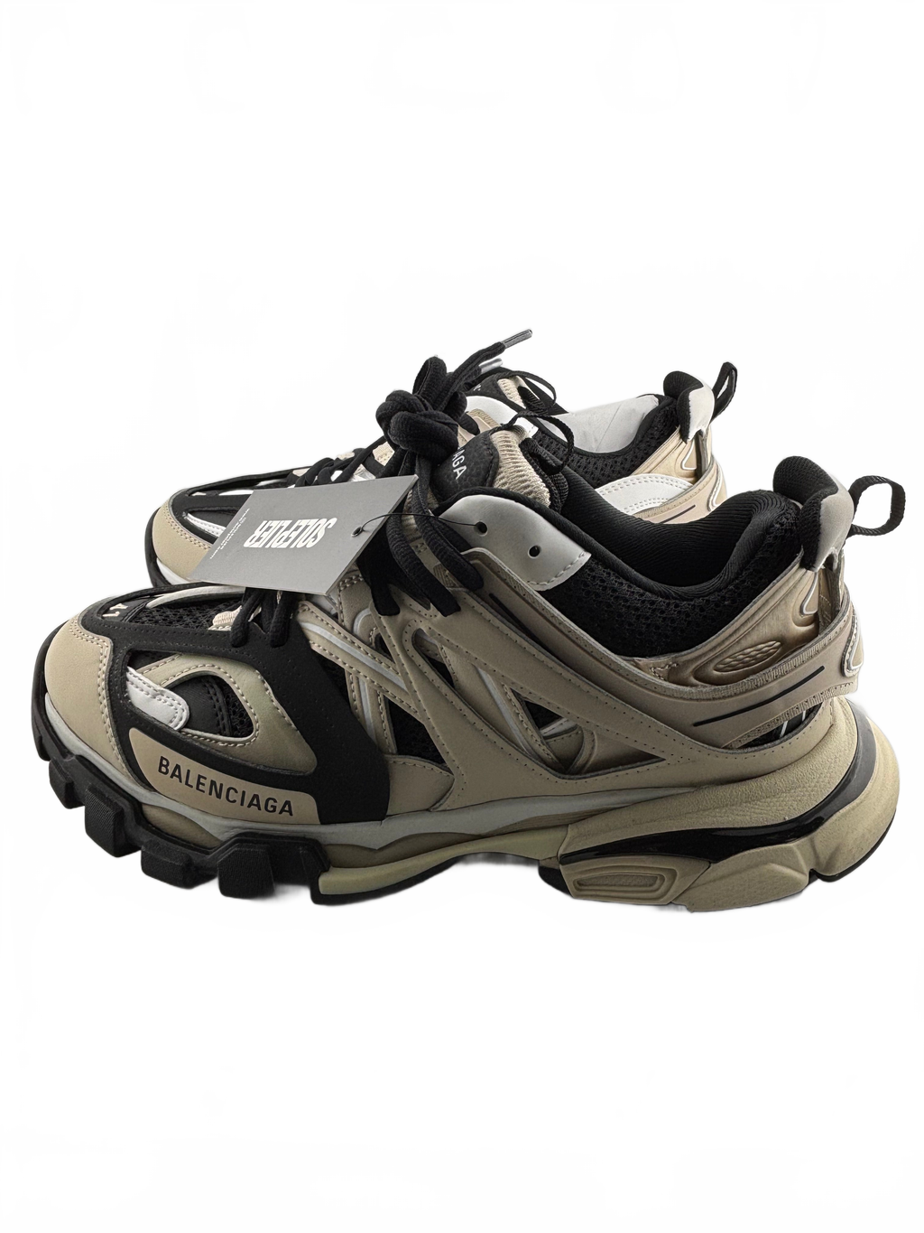 Balenciaga Track Beige Black