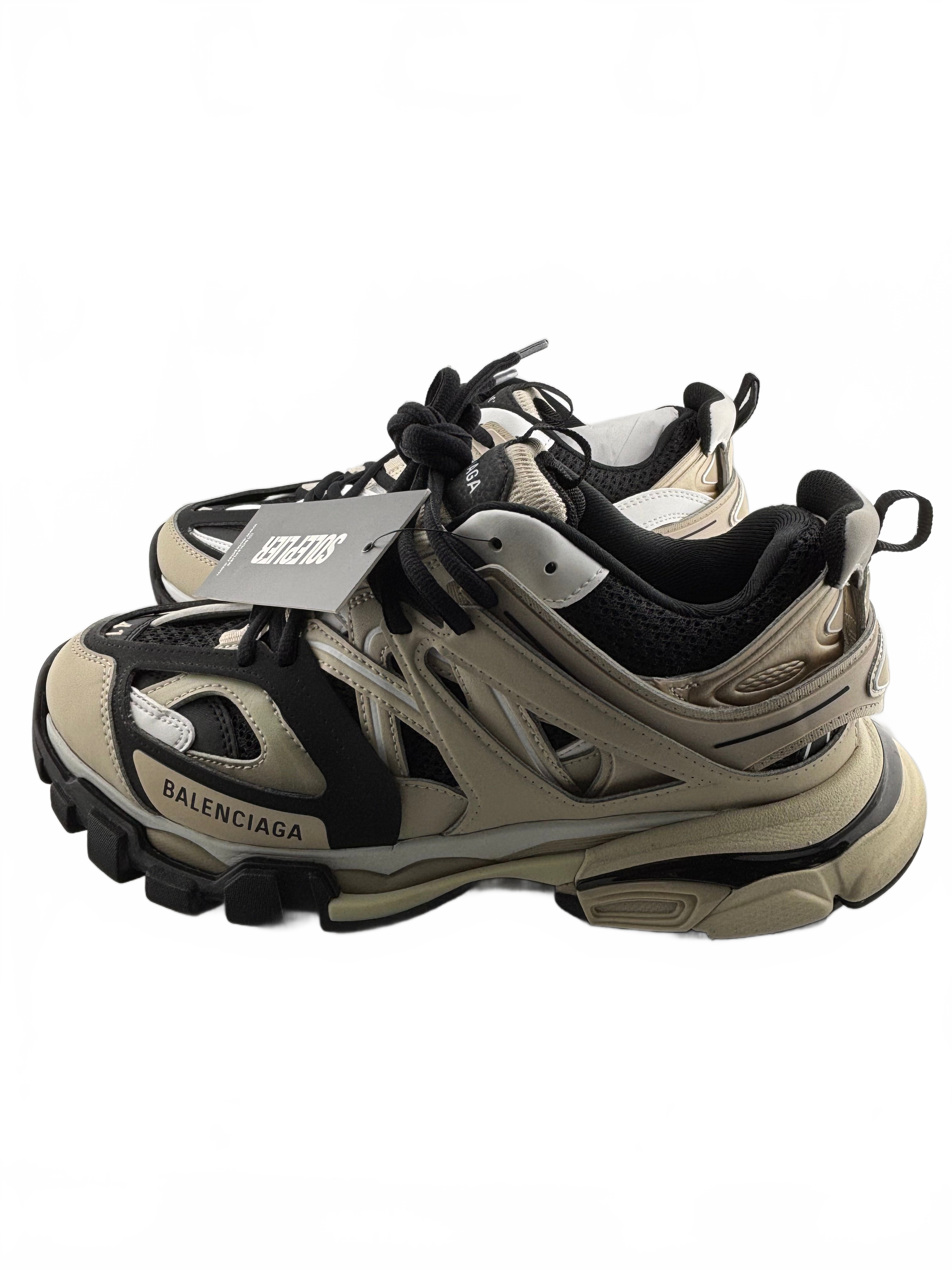 Balenciaga Track Beige Black