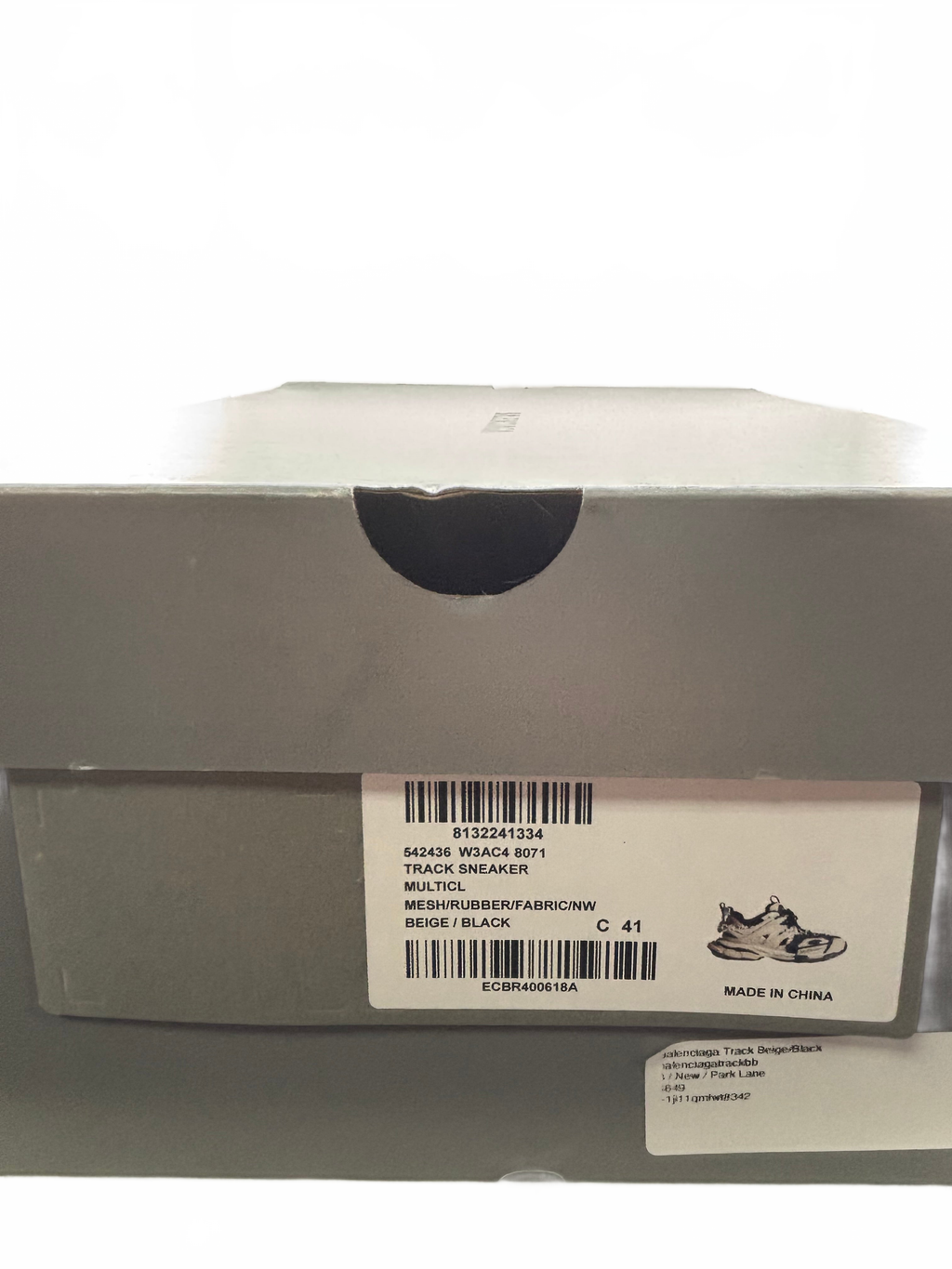 Balenciaga Track Beige Black