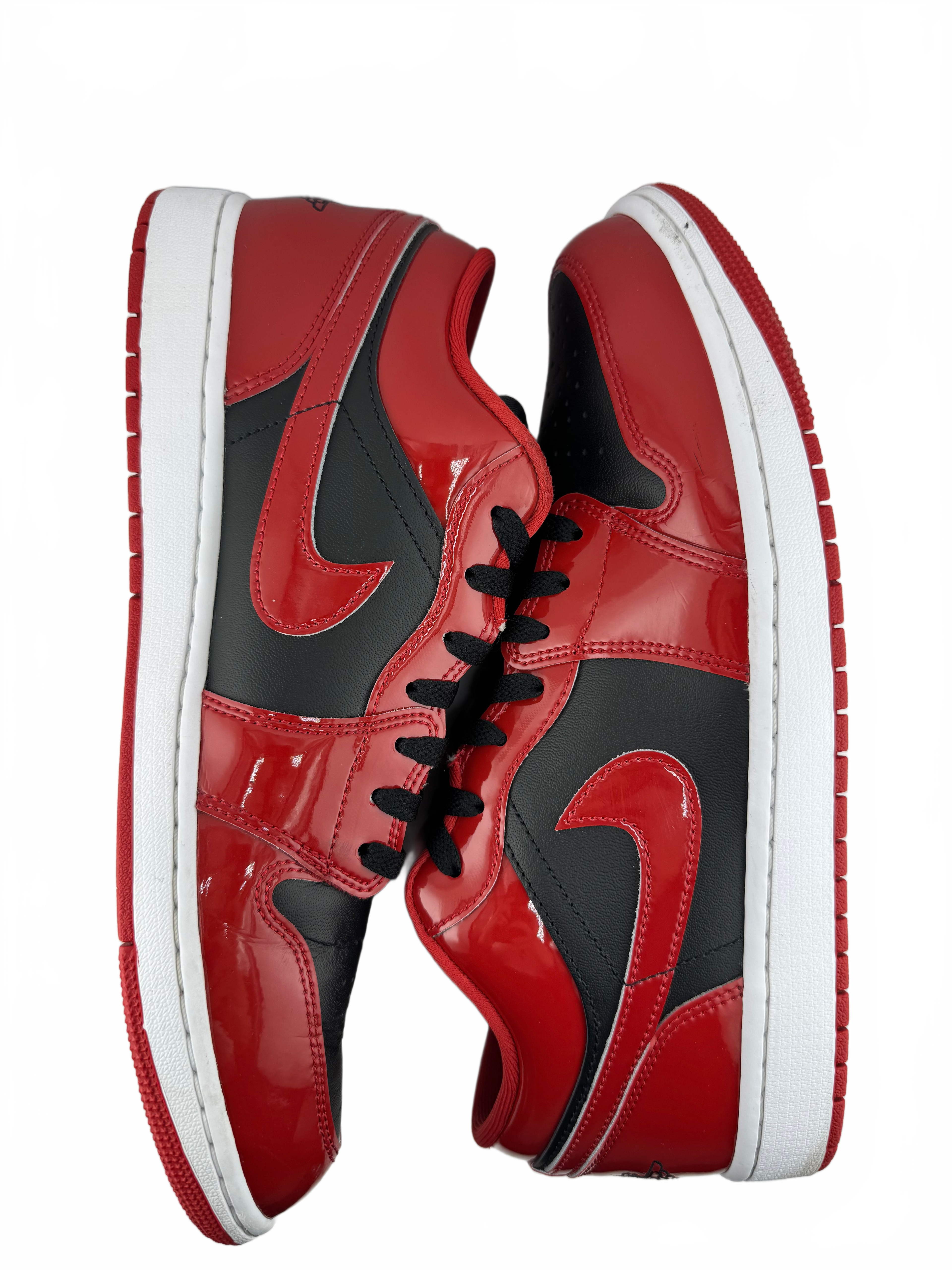 Jordan 1 Low SE Patent Varsity Red Black