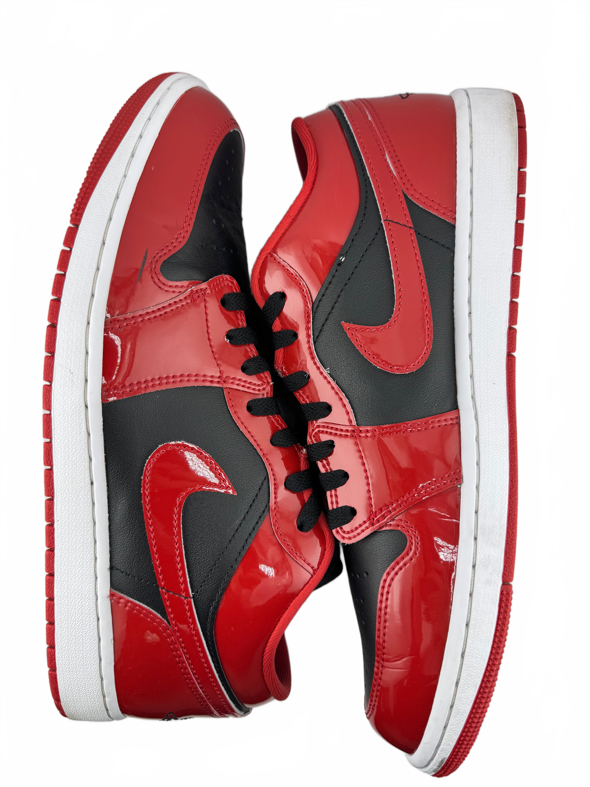Jordan 1 Low SE Patent Varsity Red Black