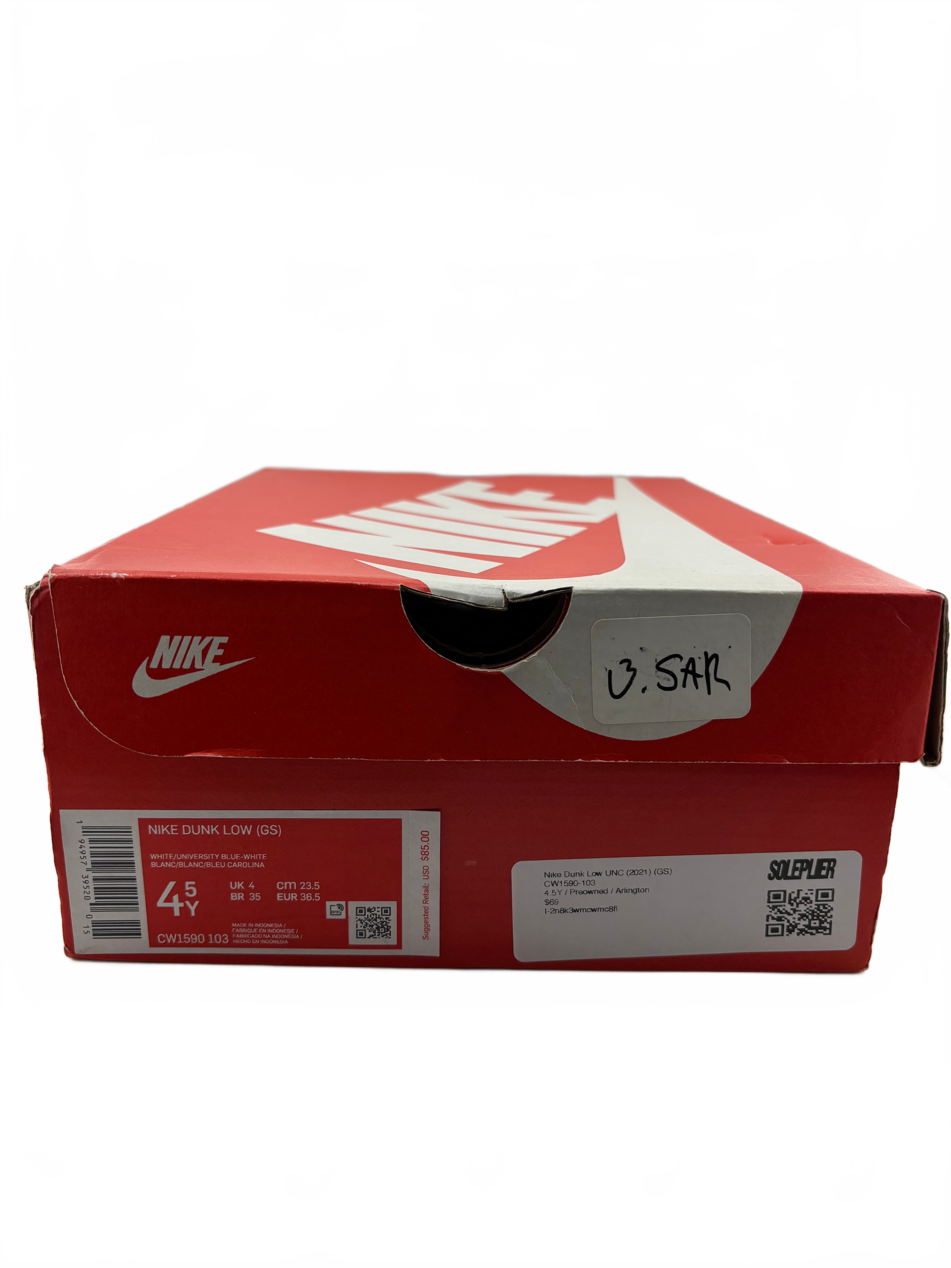 Nike Dunk Low UNC (2021) (GS)