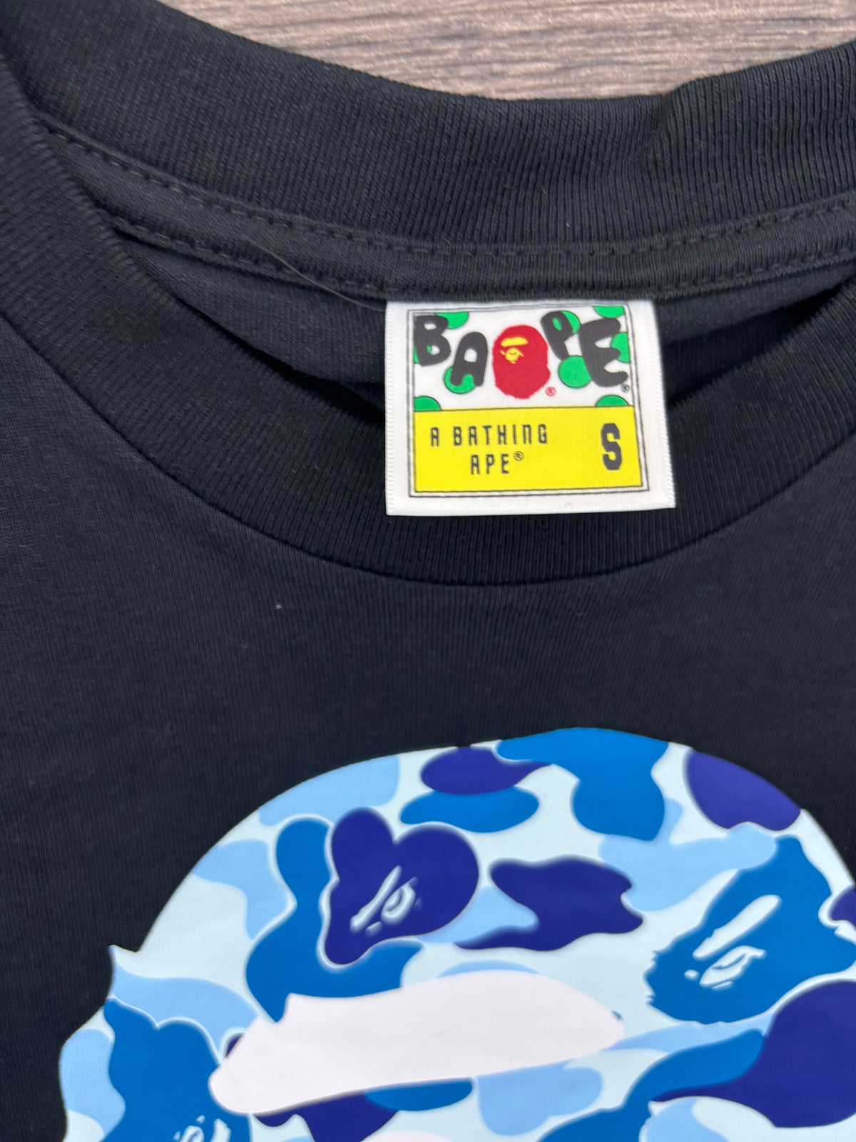 BAPE ABC Camo By Bathing Ape Tee Black/Blue